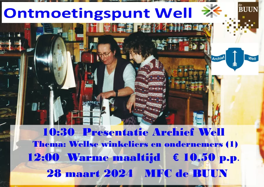 Archief Well presenteert foto's tijdens het Ontmoetingspunt op 28 maart